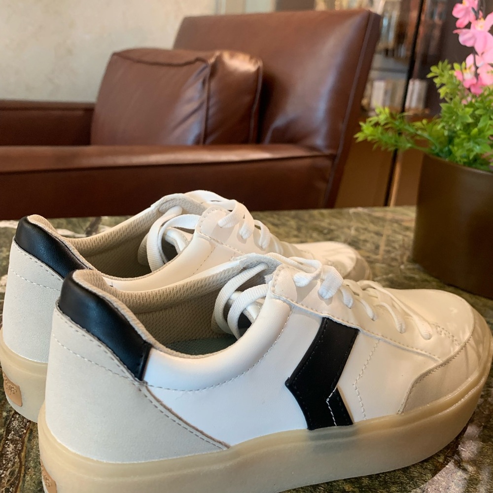 White and Black Sneakers